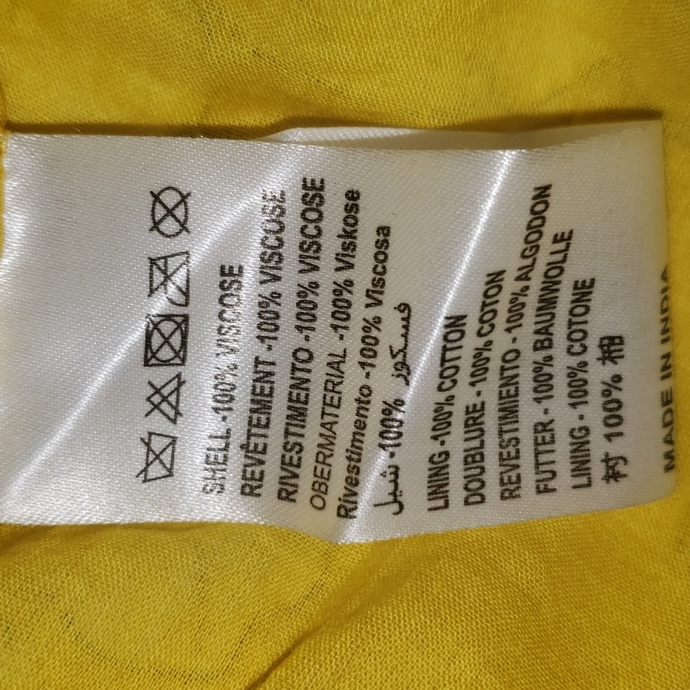 Cleobella Yellow & White Floral Button Jacket / Blazed Medium  nwt - Picture 7 of 8